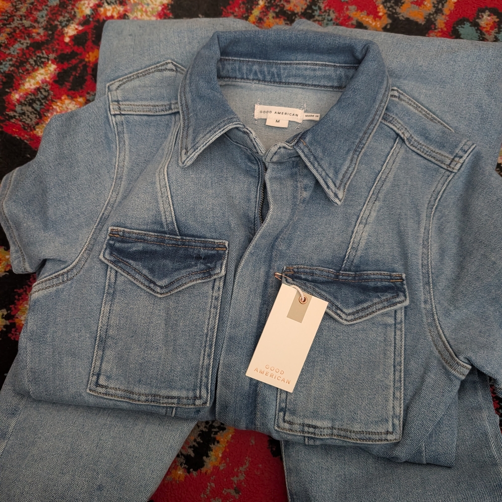 NWT Good American Denim Women's Jumpsuit